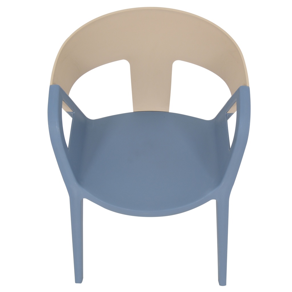 VFURN Armchair In Beige And Blue-PP Chair