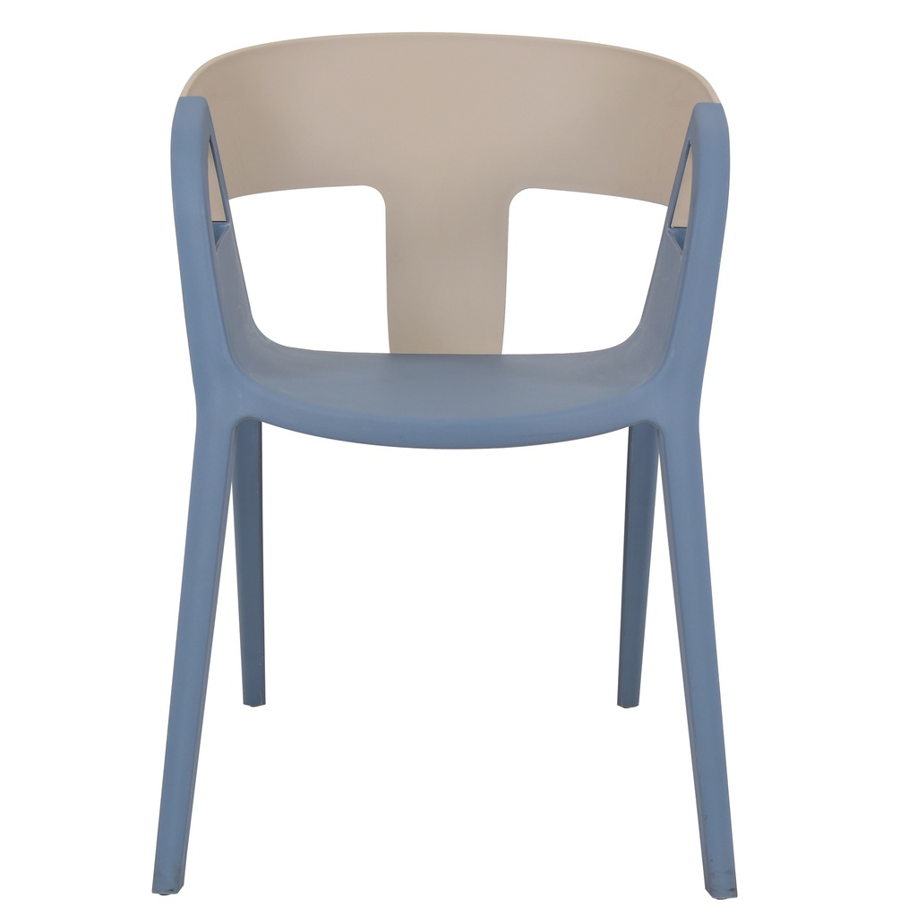 VFURN Armchair In Beige And Blue-PP Chair