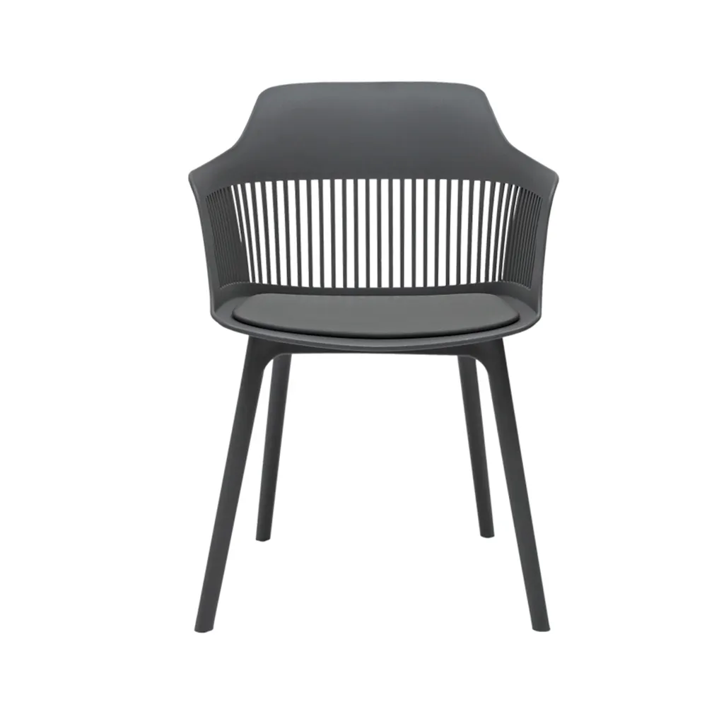 Polypropylene Armchair In Gray-PP Chair