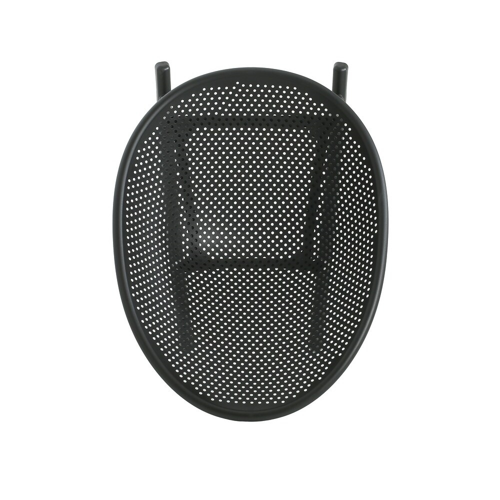 Plastic PP Rocking Chair, Outdoor Perforated Wicker Look Rocker Chair for Patio Garden