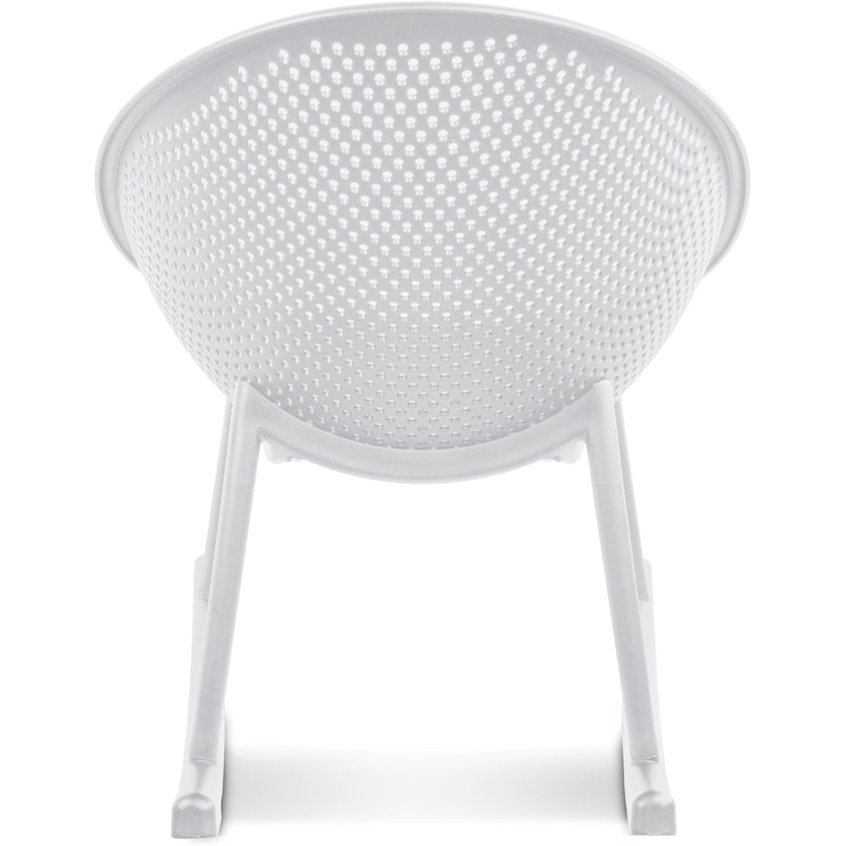 Wholesale PP Perforated Rocking Chair, Flat Pack Outdoor Patio Rocker Chair