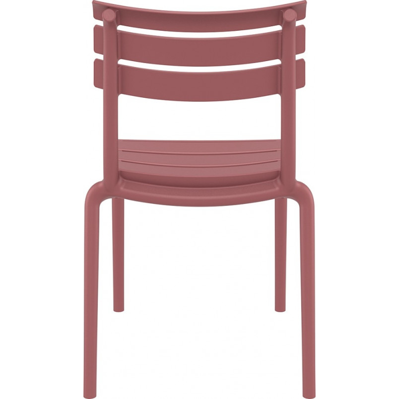 Burgundy PP Garden Chair-PP Chair