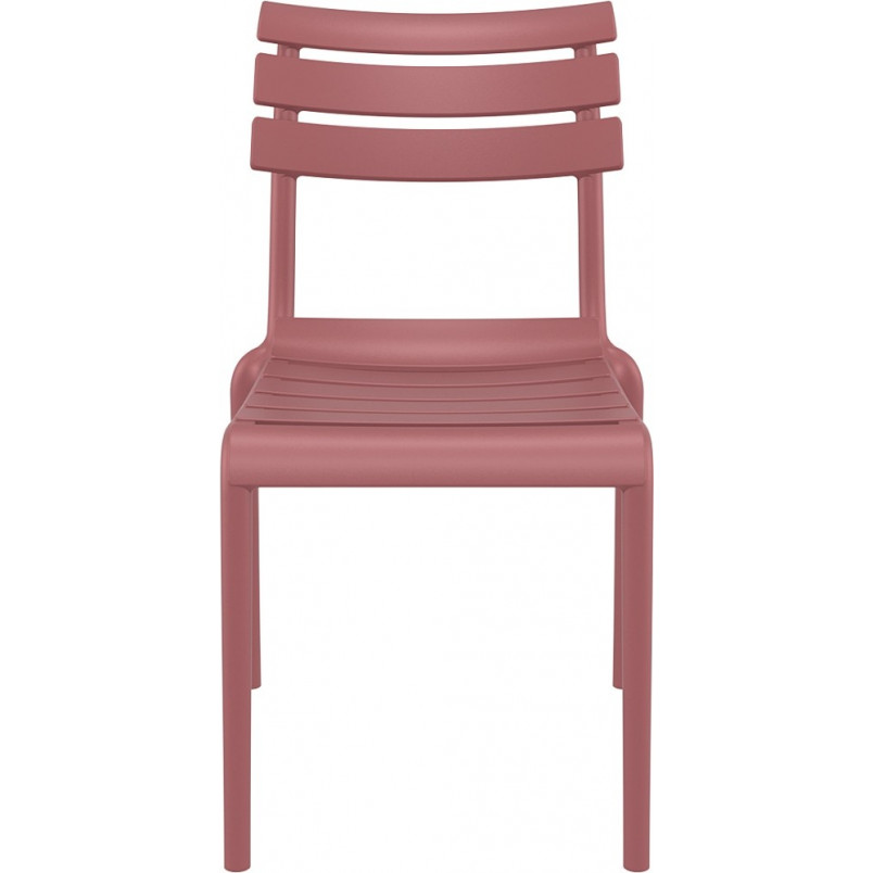 Burgundy PP Garden Chair-PP Chair
