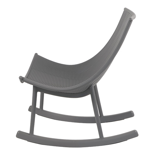 Modern PP Rocking Chair – Outdoor Plastic Lounge Chair for Garden & Patio