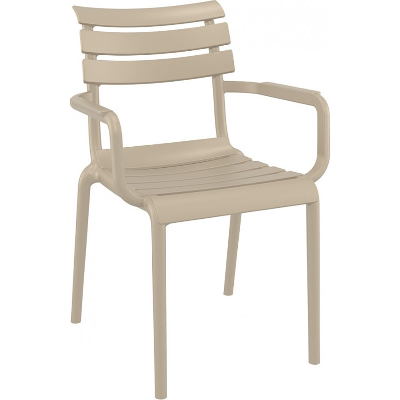 Taupe PP Garden ArmChair -PP Chair