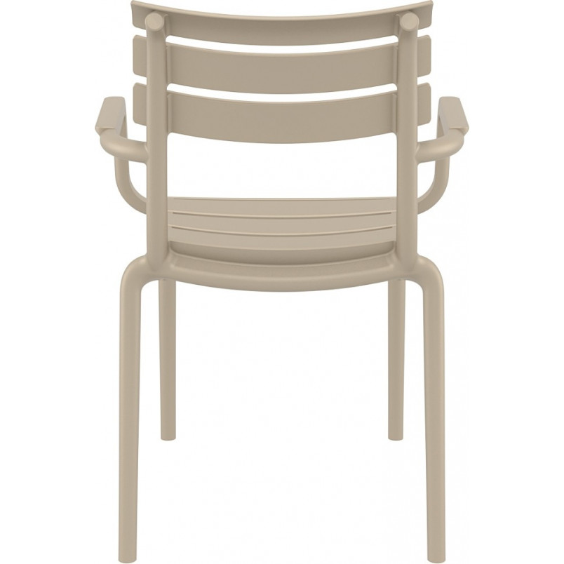 Taupe PP Garden ArmChair -PP Chair
