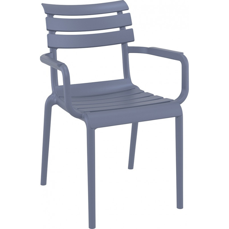 Gray PP Garden ArmChair -PP Chair