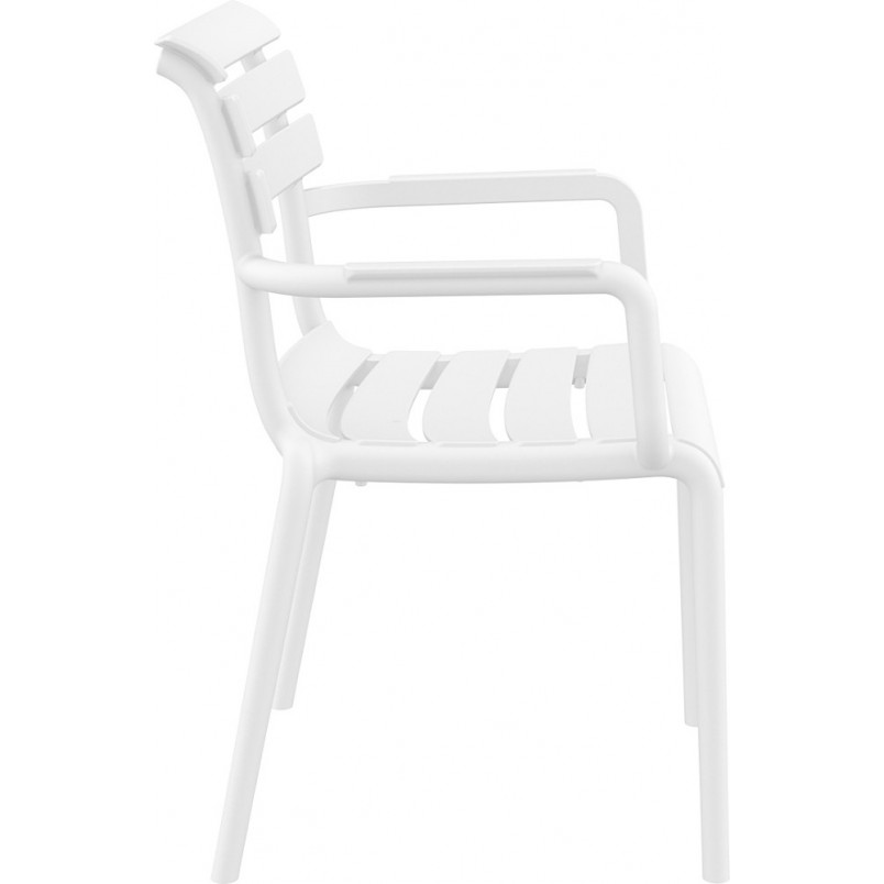 White PP Garden ArmChair -PP Chair