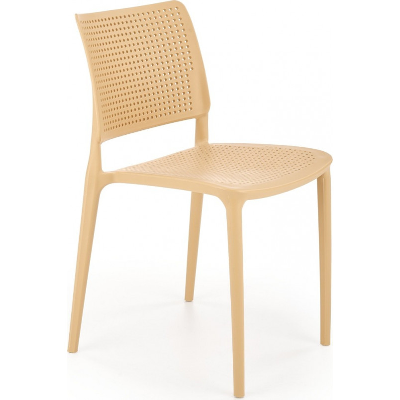 Polypropylene Dining Chair in Yellow