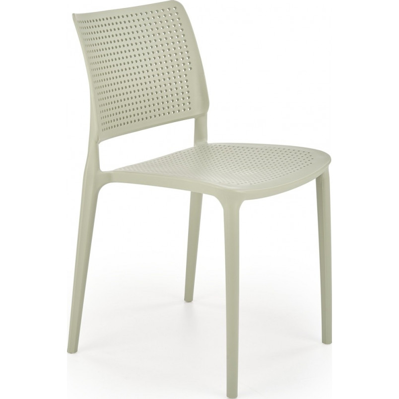 Polypropylene Dining Chair in Mint Green