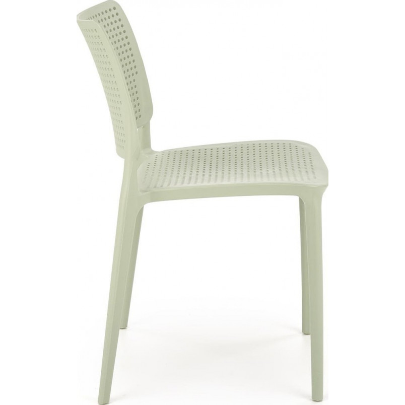 Polypropylene Dining Chair in Mint Green