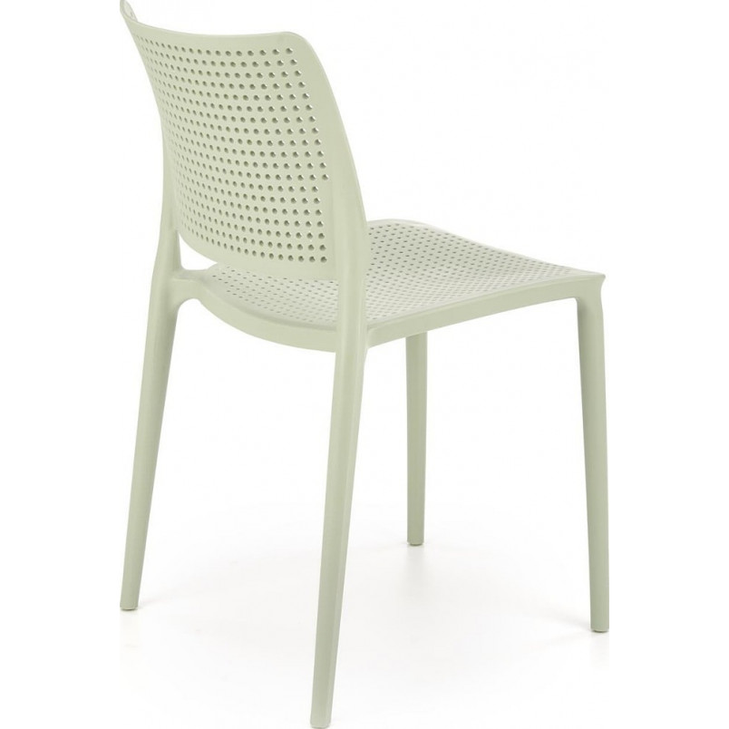 Polypropylene Dining Chair in Mint Green
