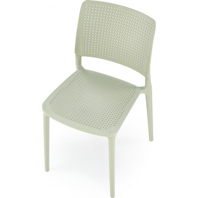 Polypropylene Dining Chair in Mint Green