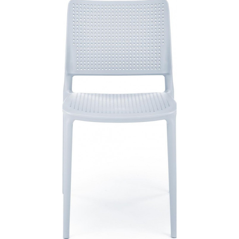 Polypropylene Dining Chair in Light Grey
