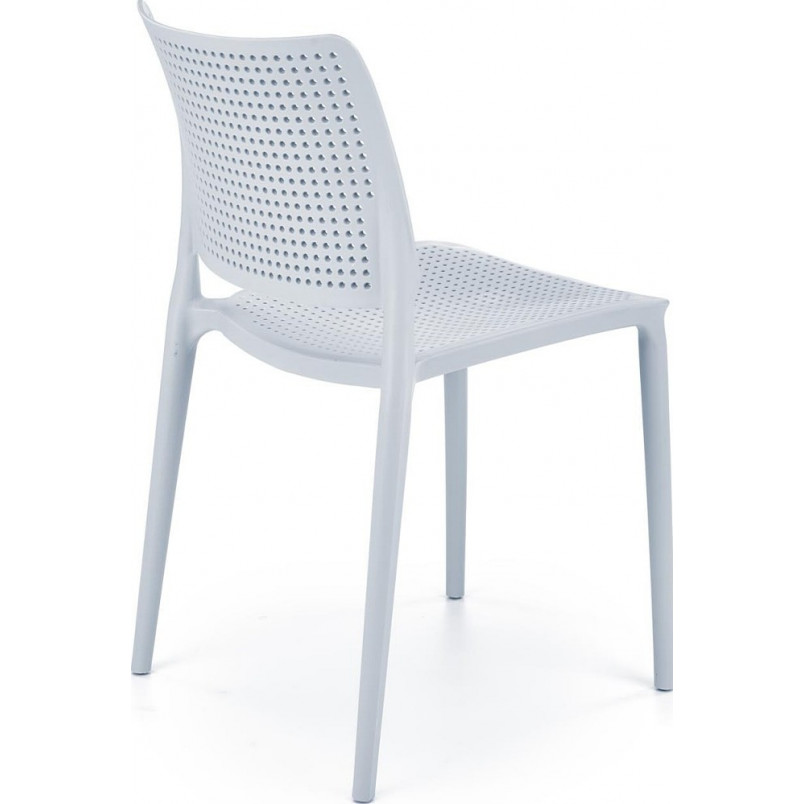Polypropylene Dining Chair in Light Grey