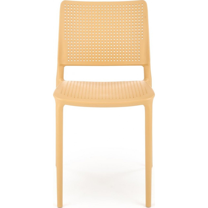 Polypropylene Dining Chair in Yellow