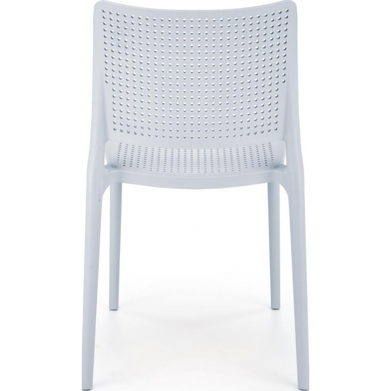 Polypropylene Dining Chair in Light Grey