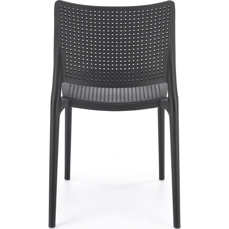 Polypropylene Dining Chair in Black