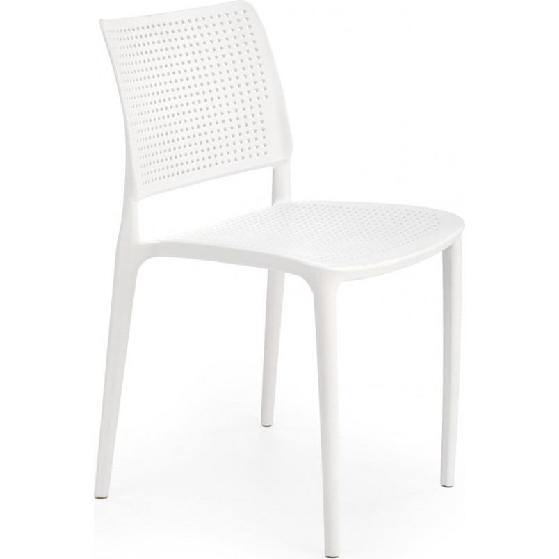 Polypropylene Dining Chair in White