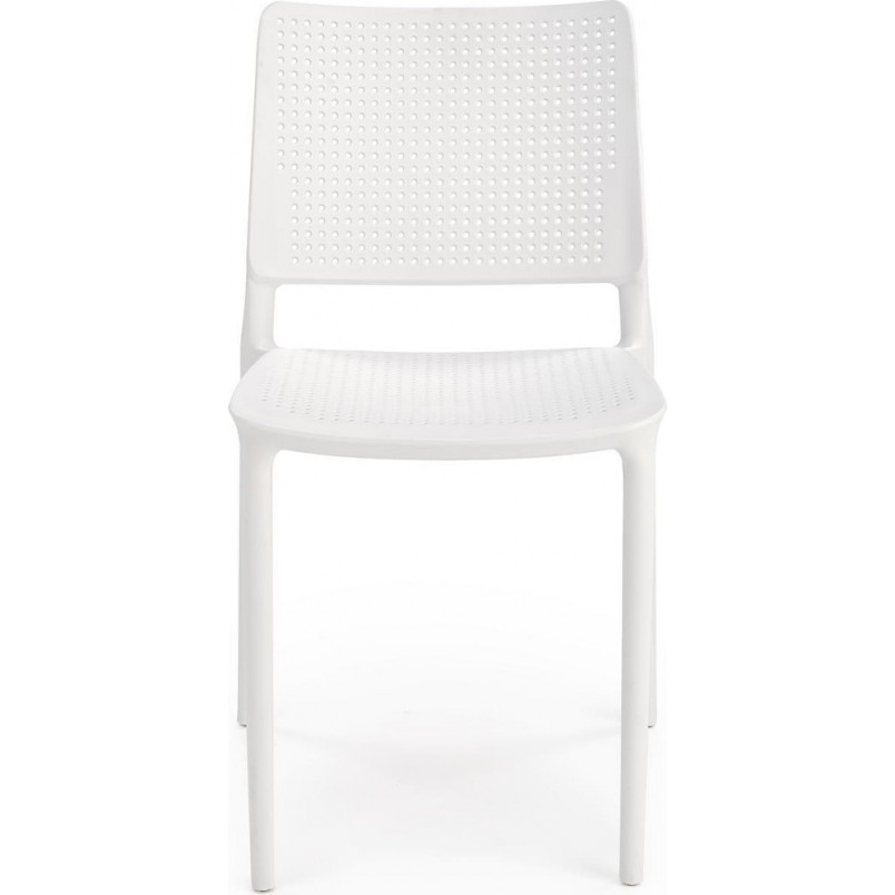 Polypropylene Dining Chair in White