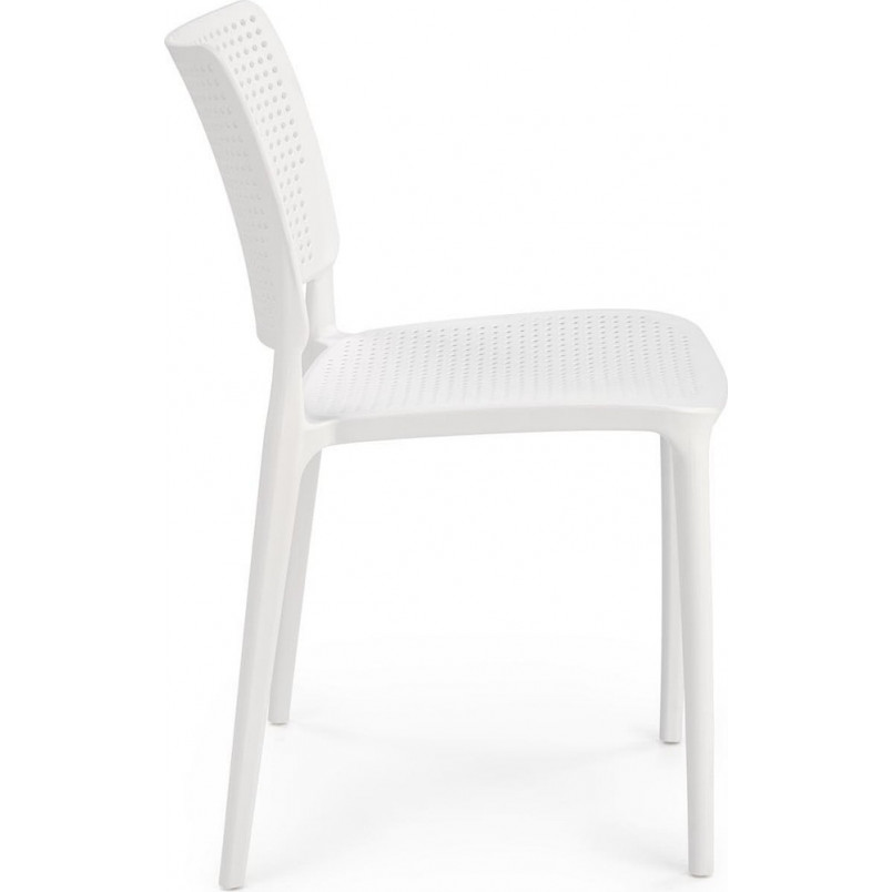Polypropylene Dining Chair in White