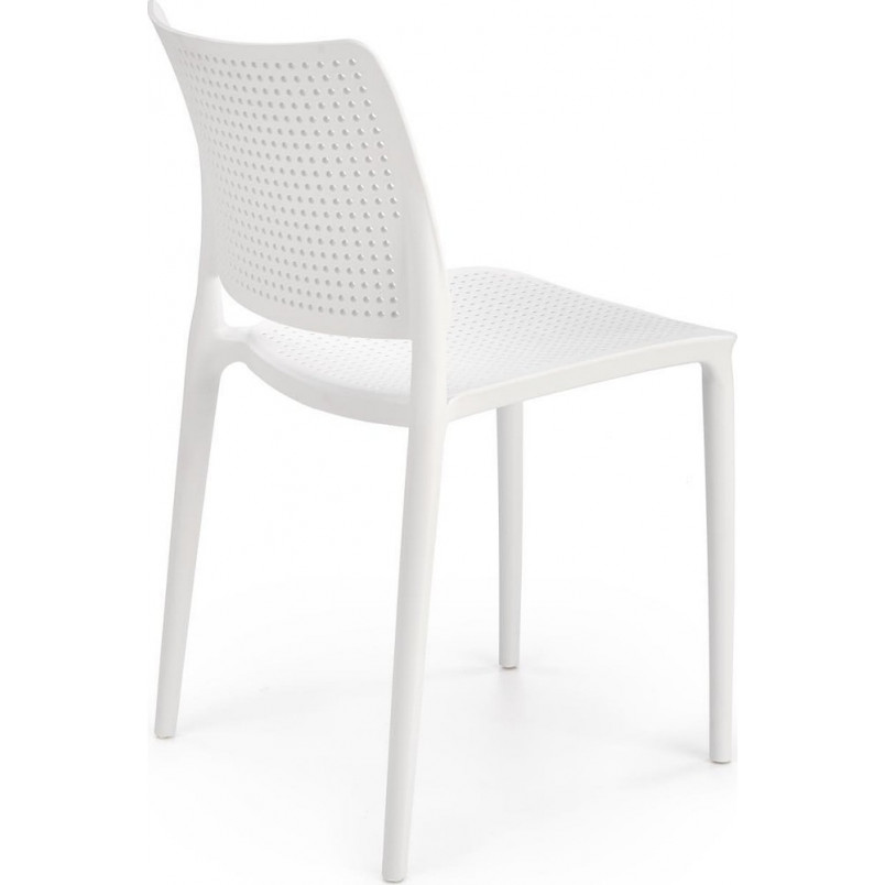 Polypropylene Dining Chair in White