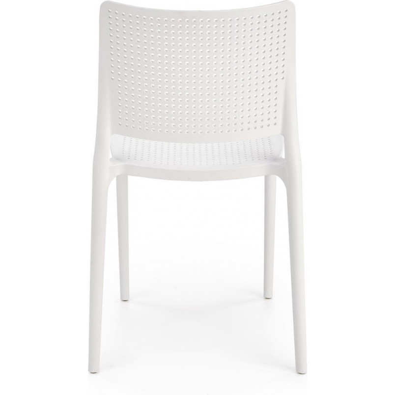 Polypropylene Dining Chair in White