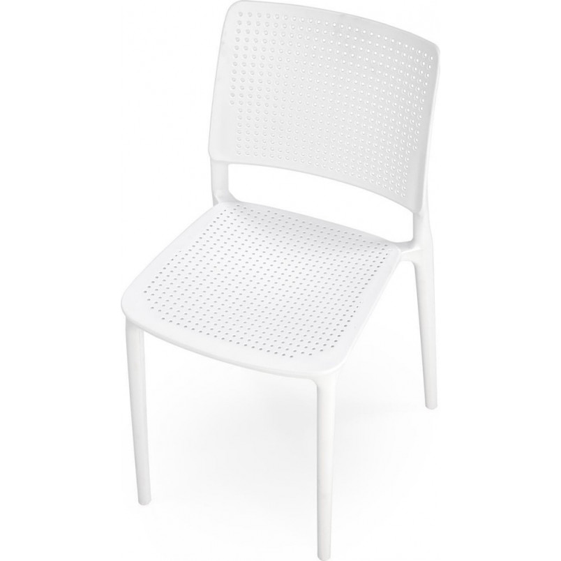 Polypropylene Dining Chair in White