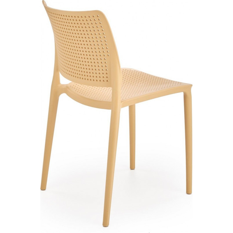 Polypropylene Dining Chair in Yellow