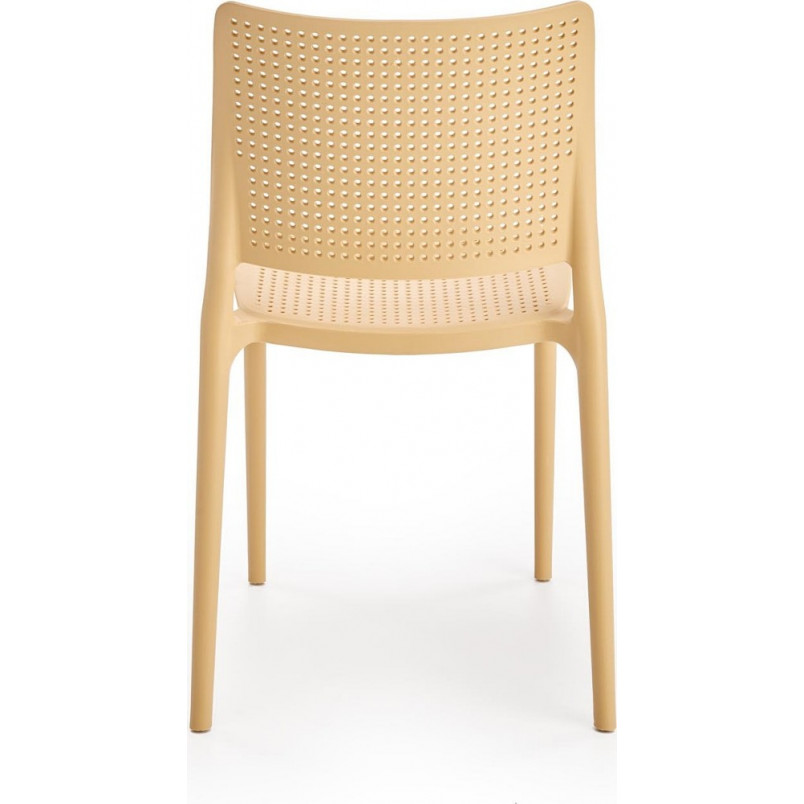 Polypropylene Dining Chair in Yellow