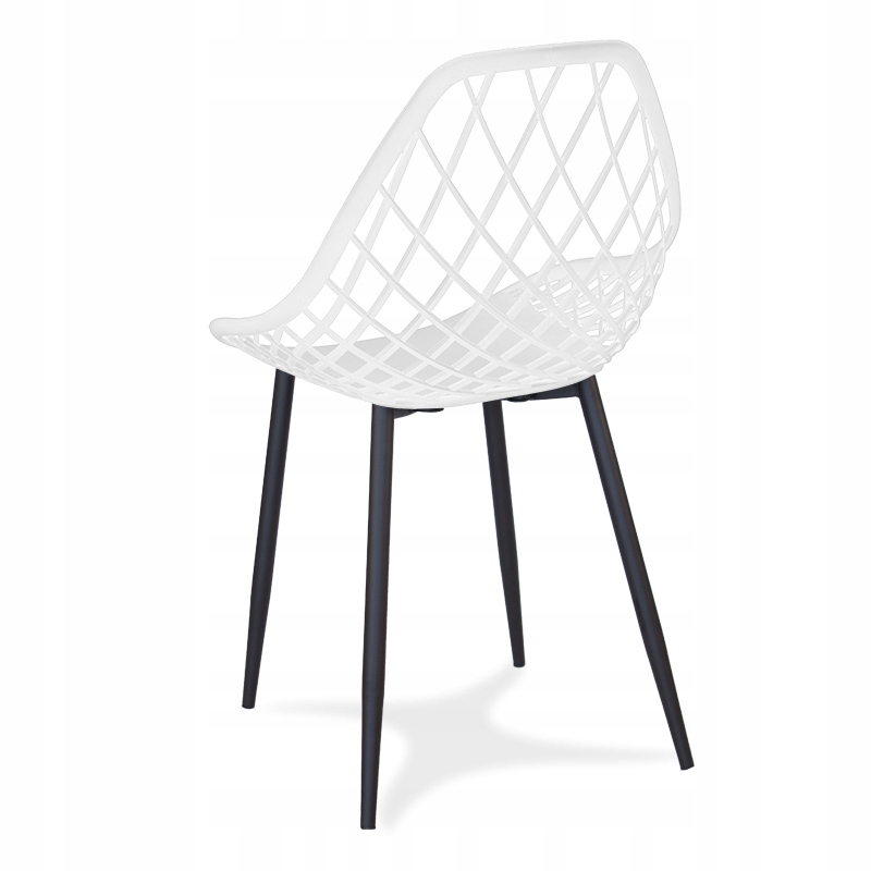 Web Polypropylene Chair In White-PP Chair