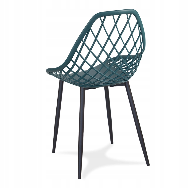 Web Polypropylene Chair In Navy Blue-PP Chair