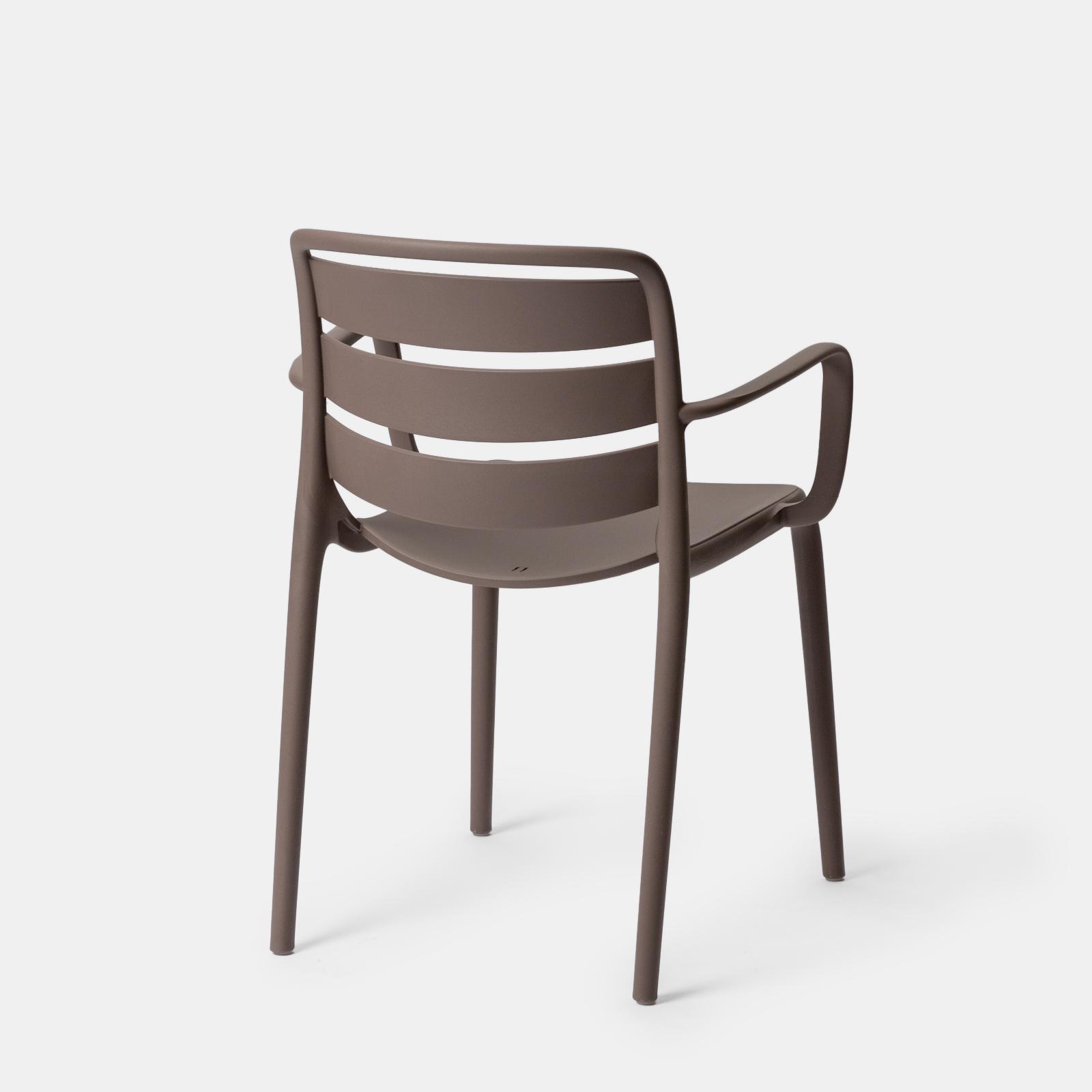 Wholesale Charcoal Gray Plastic Armchairs - Bulk Commercial Stackable Chairs for Restaurants, Offices & Event Spaces-PP Chair