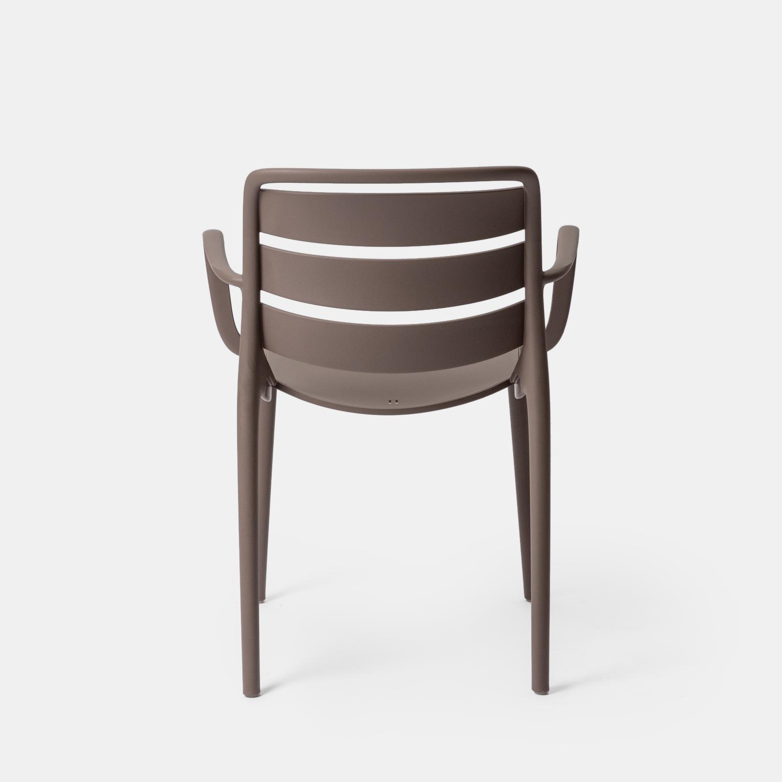 Wholesale Charcoal Gray Plastic Armchairs - Bulk Commercial Stackable Chairs for Restaurants, Offices & Event Spaces-PP Chair