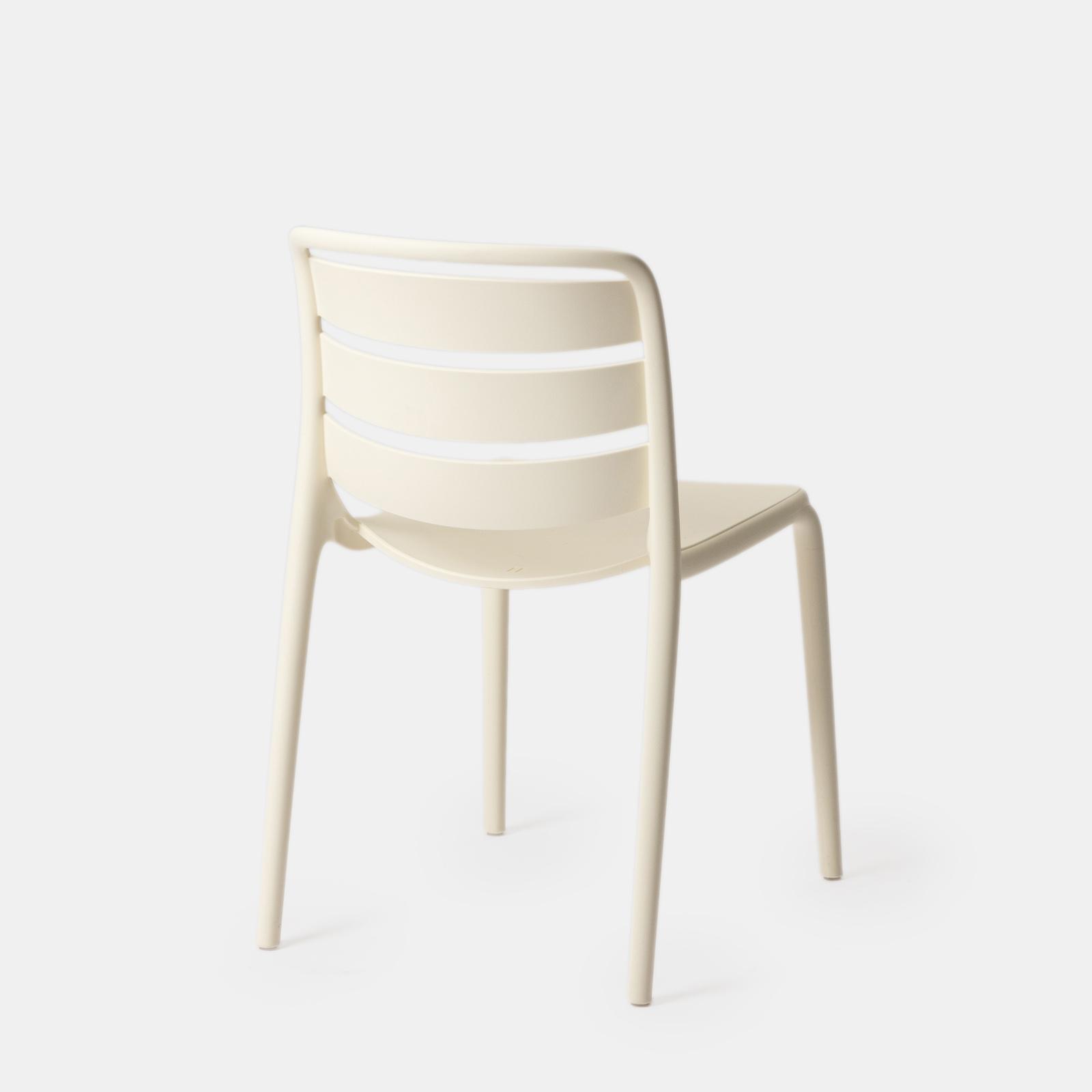 China Beige Armless Plastic Chairs - High-Quality Export Seating Solution