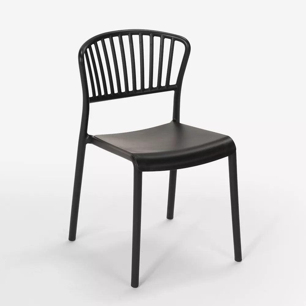 Black PP Cafe Chair-PP Chair