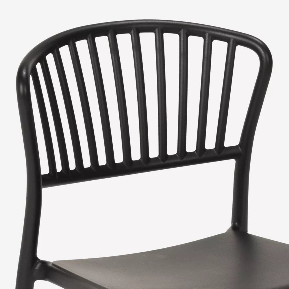 Black PP Cafe Chair-PP Chair