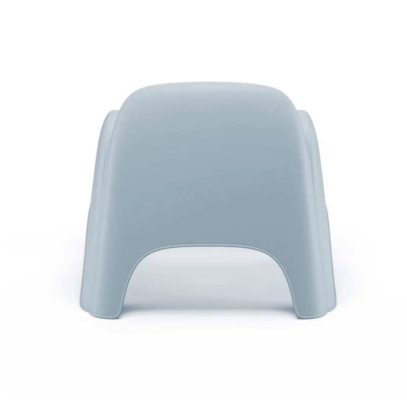 Modern PP Lounge Chair – One-Piece Plastic Outdoor Armchair