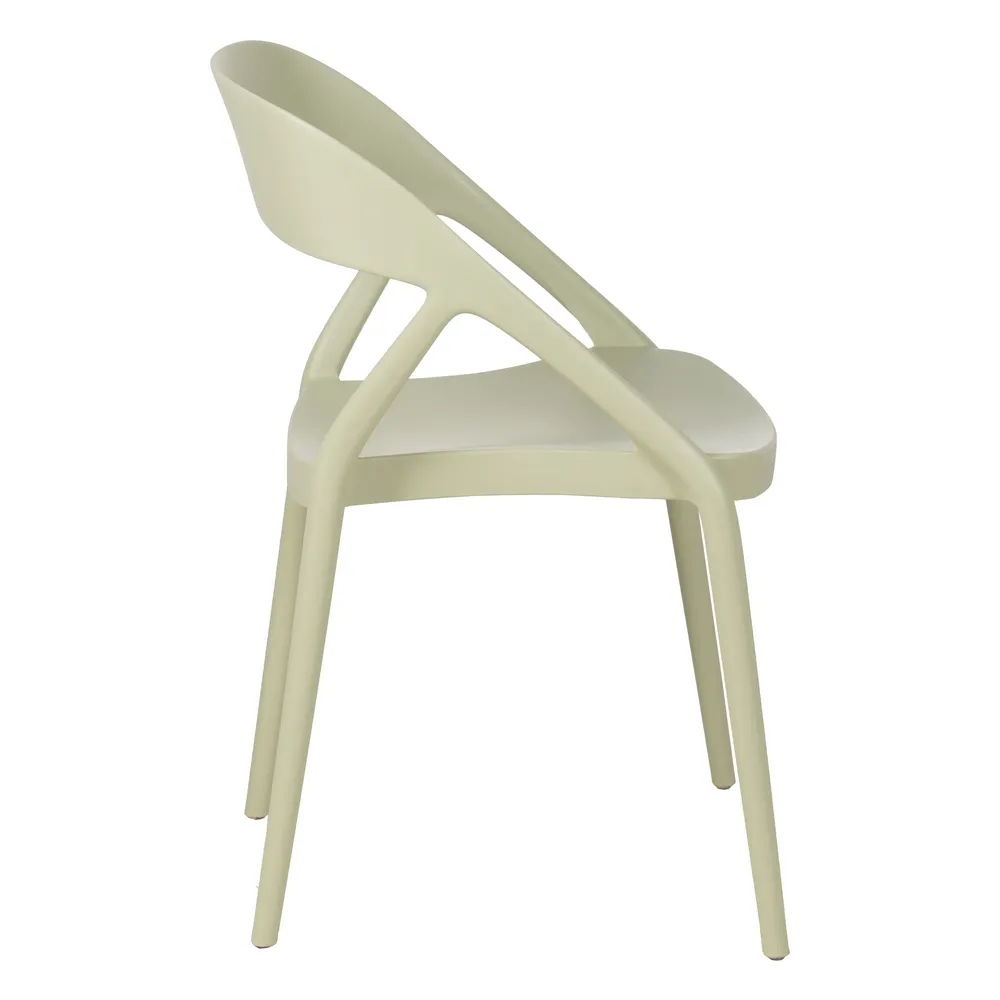 Matcha green Plastic Armchair-PP Chair