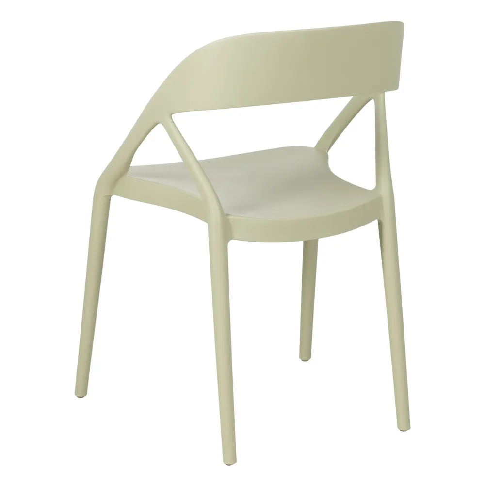 Matcha green Plastic Armchair-PP Chair