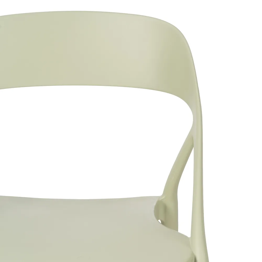 Matcha green Plastic Armchair-PP Chair