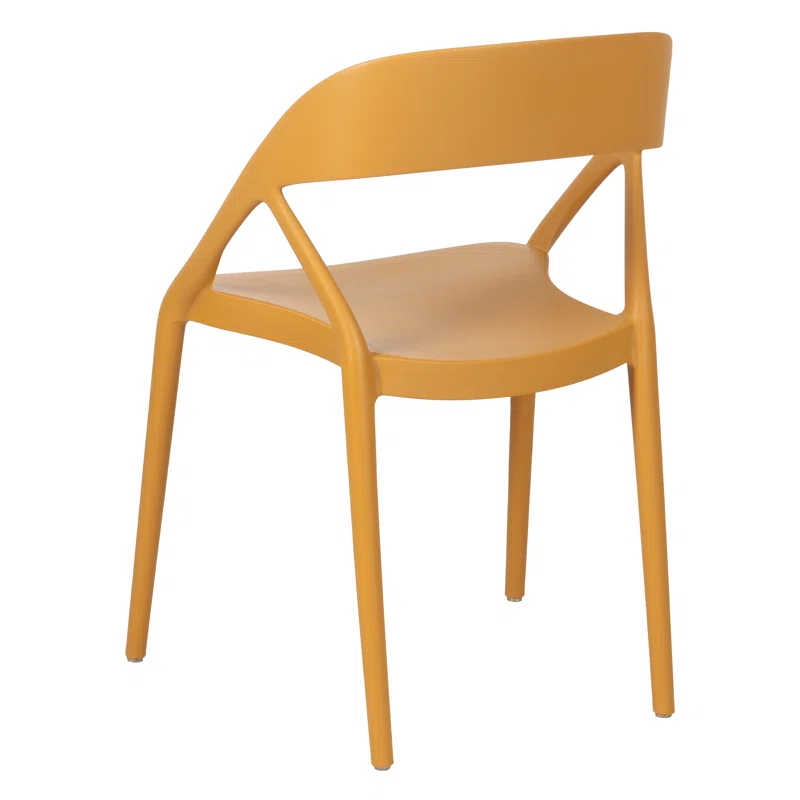 Turmeric Plastic Armchair-PP Chair
