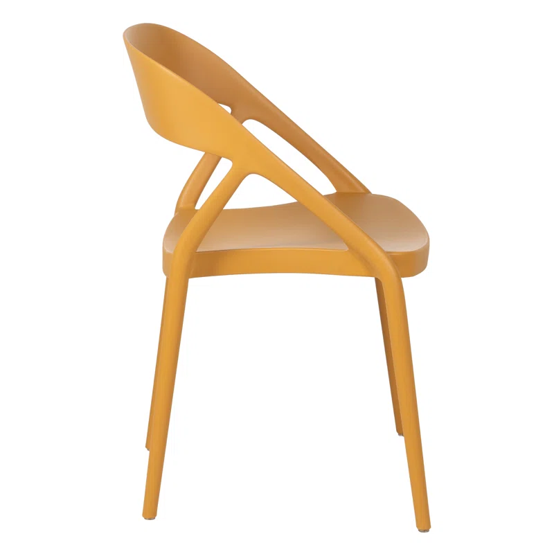 Turmeric Plastic Armchair-PP Chair