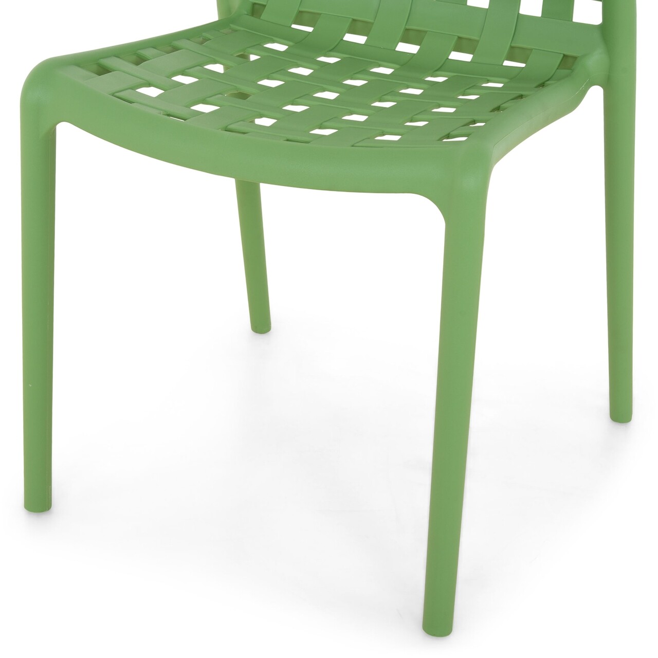Green Polypropylene Side Chair-PP Chair