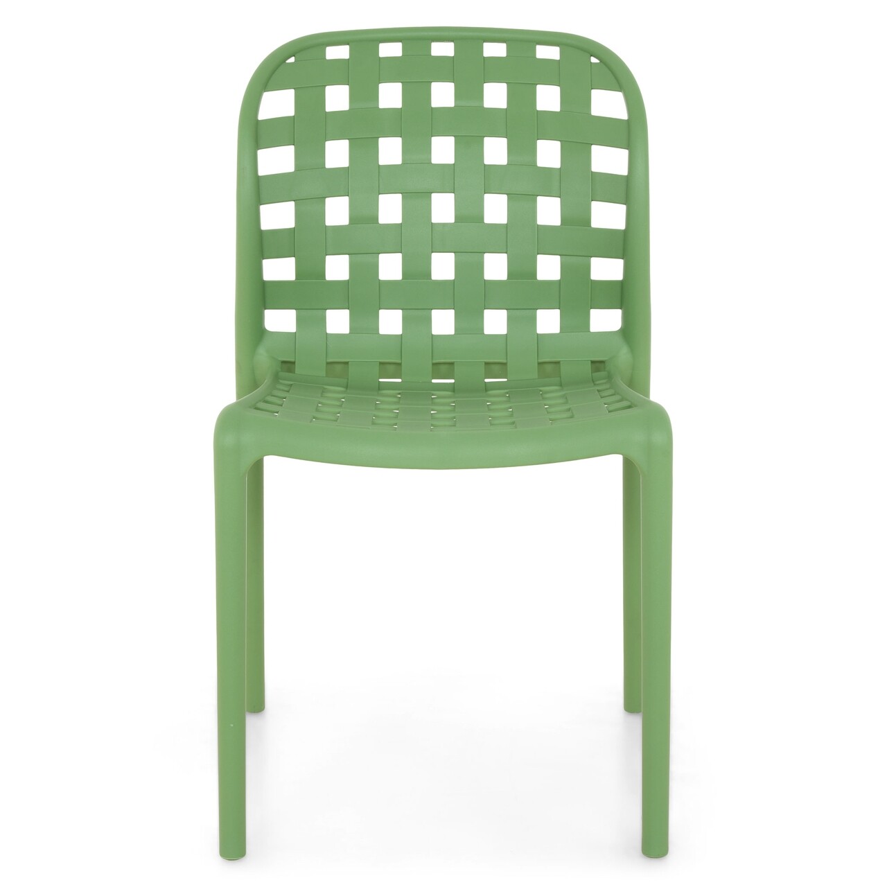 Green Polypropylene Side Chair-PP Chair