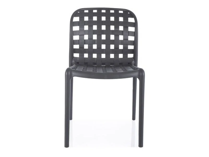 Anthracite Polypropylene Side Chair-PP Chair
