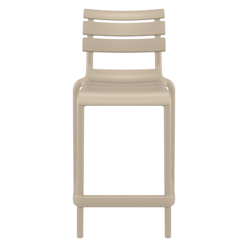 Helen Counter Height Bar Stool In Taupe-PP Chair