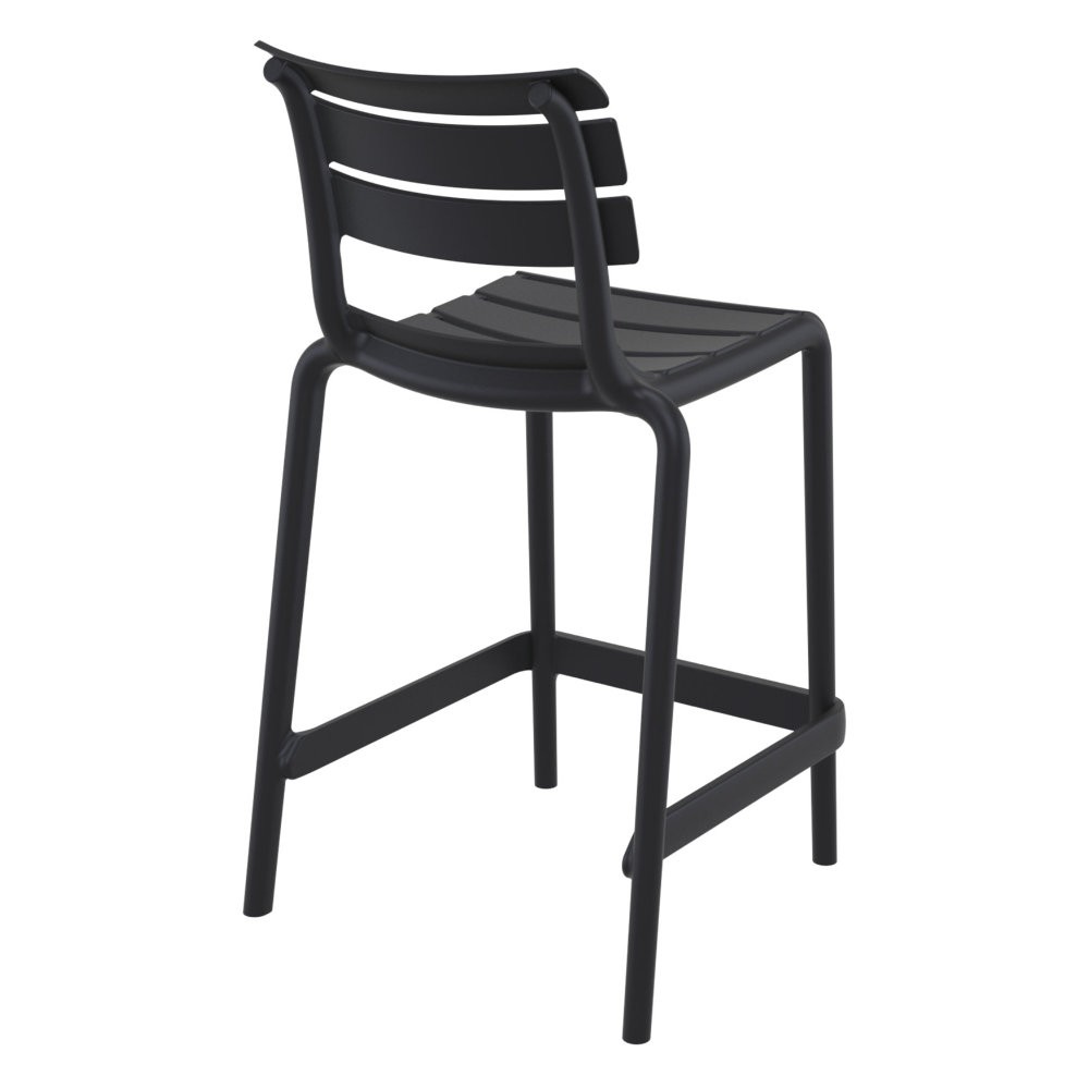 Helen Counter Height Bar Stool In Black-PP Chair