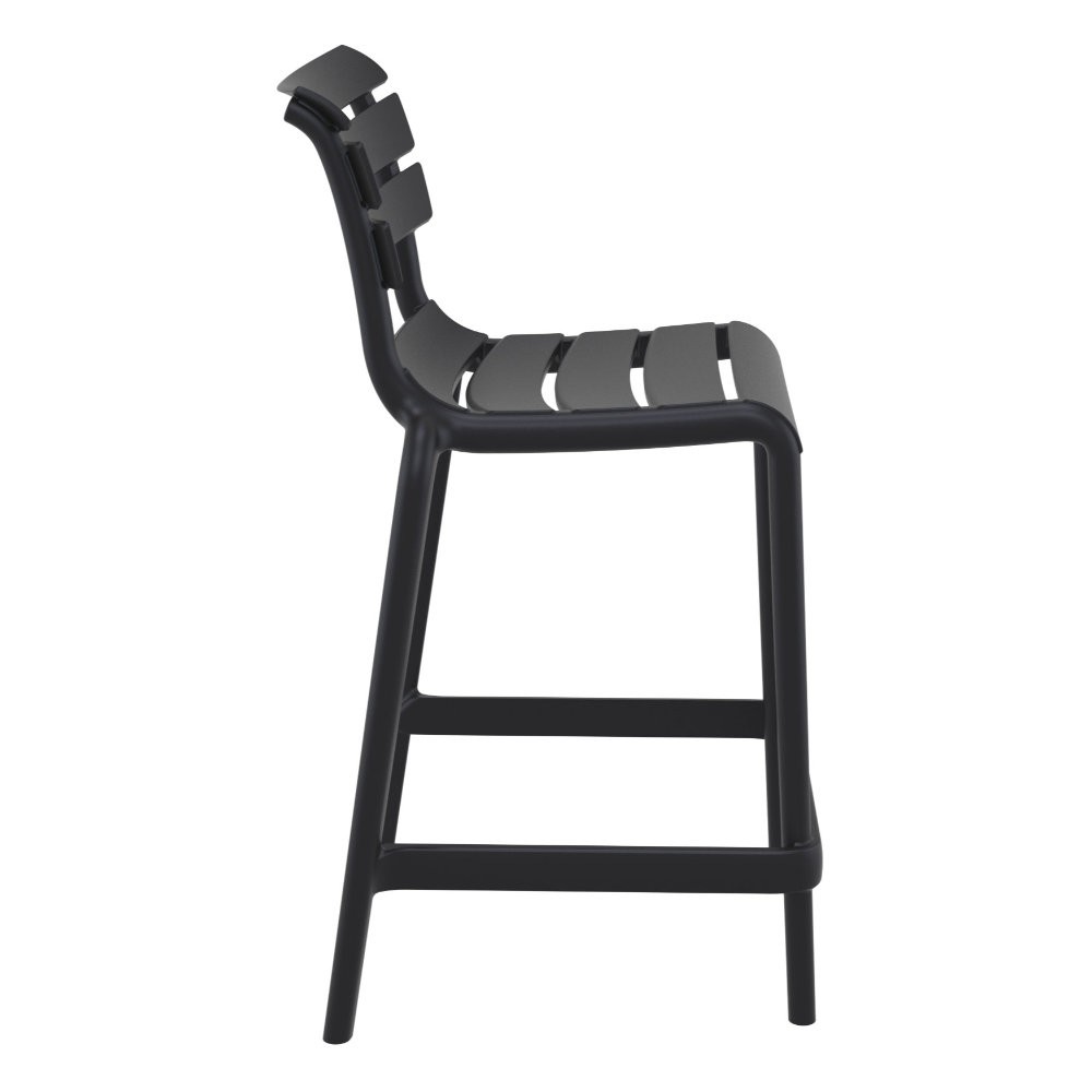 Helen Counter Height Bar Stool In Black-PP Chair
