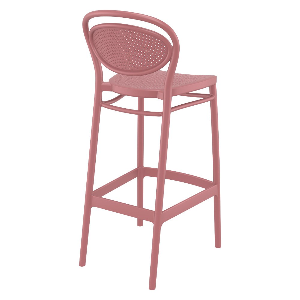 Marcel Bar Stool Burgundy-PP Chair
